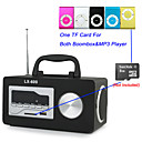 tf leitor de cartão Leitor de MP3 e leitor de cartão boombox (com rádio FM) venda de combinação (LX-600)