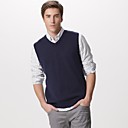 V-Ausschnitt Ärmel Weste / Herren-Kaschmir-Pullover (ff-c-bj0681126)