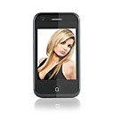 wz9 banda cuádruple doble tarjeta wifi tv pantalla táctil teléfono celular negro (tarjeta de 2GB TF) (sz09890066)