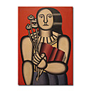 femme à la main tendue avec un livre 1923 peinture de Fernand Léger (0192-ycf104031)
