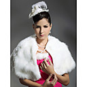 Sleeveless Faux Fur Bridal Wedding Shawls