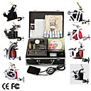 kit de tatouage pro 8 power tip canons aiguilles d'alimentation en encre la peau (ly299)