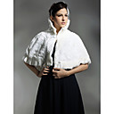 Faux Fur High Neck Special Occasion/ Wedding Shawl