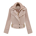 Casual Style Lapel Long Sleeves Jacket / Women's Jackets (FF-E-BL0857022)