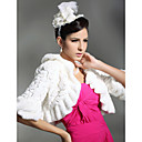 3/4-length mangas de la chaqueta de piel falsa de novia de la boda / envoltura (whpj005-2032)