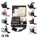 kit de tatouage pro 8 power tip canons aiguilles d'alimentation en encre la peau (ly294)