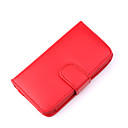 Premium Leather Case for iPhone 4 (Red)