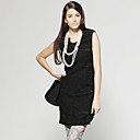 Classic Style Sleeveless Round Neckline Dress / Women's Dresses (FF-A-BA0997016)