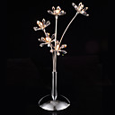 Asfour cristallo lampada da tavolo con 5 luci (base lampadina g4)