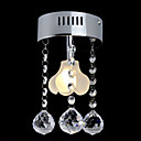 1-luz de cristal K9, luz de techo con mini pantalla de cristal florales (0942 hasta 98.012-C-1b)