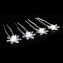 Gorgeous Rhinestones Wedding Bridal Pins/ Flowers,4 Pieces Per Lot