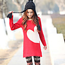 Spring 2011 Asian trend Red heart round neck sweater K39