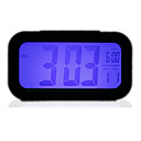bleu rétro-éclairage LCD numérique réveil calendrier (3xAAA)