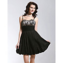 FLORENTIA - Vestido de Coquetel em Chifon e Renda