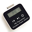 FM Transmitter + Solar Charger for iPhone/ipod/Cellphones