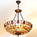 20 Inch Tiffany-style Heart Shape Natural shell Material Inverted Pendant Light (0835-D8004)