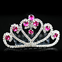 Alloy With Rhinestones Wedding Flower Girl Tiara/ Headpiece