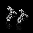 Irregular Zinc Alloy Cufflinks Groom Wear Accessories