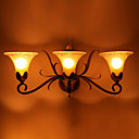 3-lightGlass antique Wall Sconce