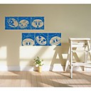 glimlach gezicht decoratieve muur sticker (0565-1105076)