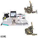 Complete Tattoo Machine Kit 2 Guns with LCD Power Supply