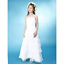 BLANDA - Vestido de Damita de honor de Organza y Satén