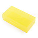 18.650 plastic behuizing houder opbergdoos (geel)