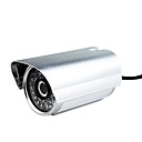 Outdoor wasserdicht Wireless IP-Kamera 30leds Silber + Bewegungserkennung Alarm mit Schnappschüssen per E-Mail