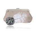 Samt Schale mit Blumen abendtasche / Kupplungen