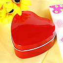 Heart Shaped Red Favor Tin (Set of 12)