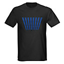 sonores et la musique activée Vu-mètre spectre Visualizer el conduit t-shirt (4 * AAA)