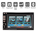 6.2 "pantalla digital táctil 2 Din Car DVD-panel desmontable-radio-tv-bt-ipod-gps-control del volante (szc3055)