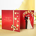 "De beste romantische bruiloft" Bruid & Bruidegom huwelijksuitnodiging (set van 60)