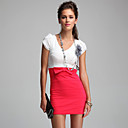 Pleat with Bow Cotton Dress