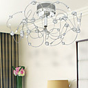 bola de metal decorado artístico luz de techo con 10 luces