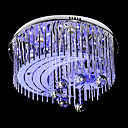 Modern Crystal Flush Mount with 7 Lights