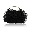 enveloppe de soie avec des sacs à main du soir fleur / embrayages / sacs poignée sur le dessus plus de couleurs disponibles
