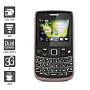 Dual SIM 2.5 Inch Qwerty Keyboard Cell Phone (WIFI Dual Camera JAVA 3G)