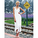 HORATIA - Kleid für die Braut aus Chiffon und Elastisch gewebte Seide