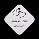 Personalized Favor Tags - Double Heart (set of 36)
