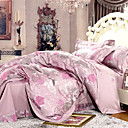 Elegant Jacquard 4-piece Queen-size Duvet Cover Set