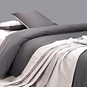 Egyptian Cotton 1000 Tread Count 4-piece Queen-size Duvet Cover Set