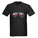 som e música ativado espectro vu metros visualizador el t-shirt (4 * aaa)