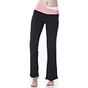 yogayf-ecológico de algodón negro simple gimnasia deportiva pantalones de yoga activa de la mujer pantalones de fitness