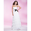 Chiffon Trumpet Sweetheart Sweep/Brush Train Evening Dress inspired by Bianca Balti at Cannes Film Festival