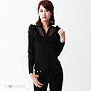 ts blusa de gasa y encaje superior