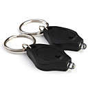 made-in-japan Nichia 35000mcd porte-clés Lampe de poche super (pack de 2)