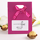 Personalized Favor Bag With Ribbon – "All You Need Is Love" (Set of 12)