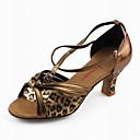 Leatherette Upper Latin Dance Shoes Lovely Metallic Color Ballroom Shoes for Women