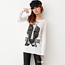 ts impreso uñas largas camisetas